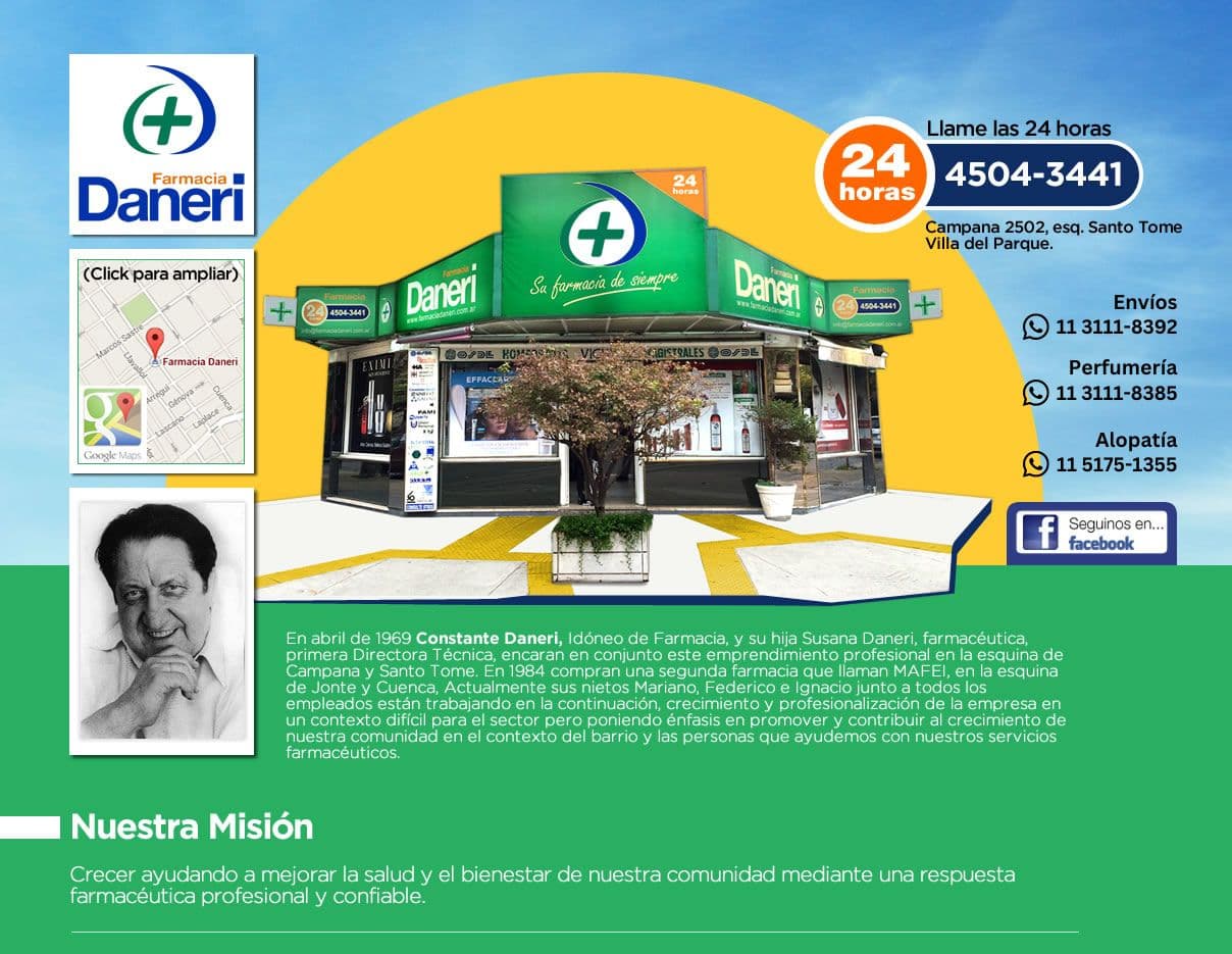 Frente de Farmacia Daneri