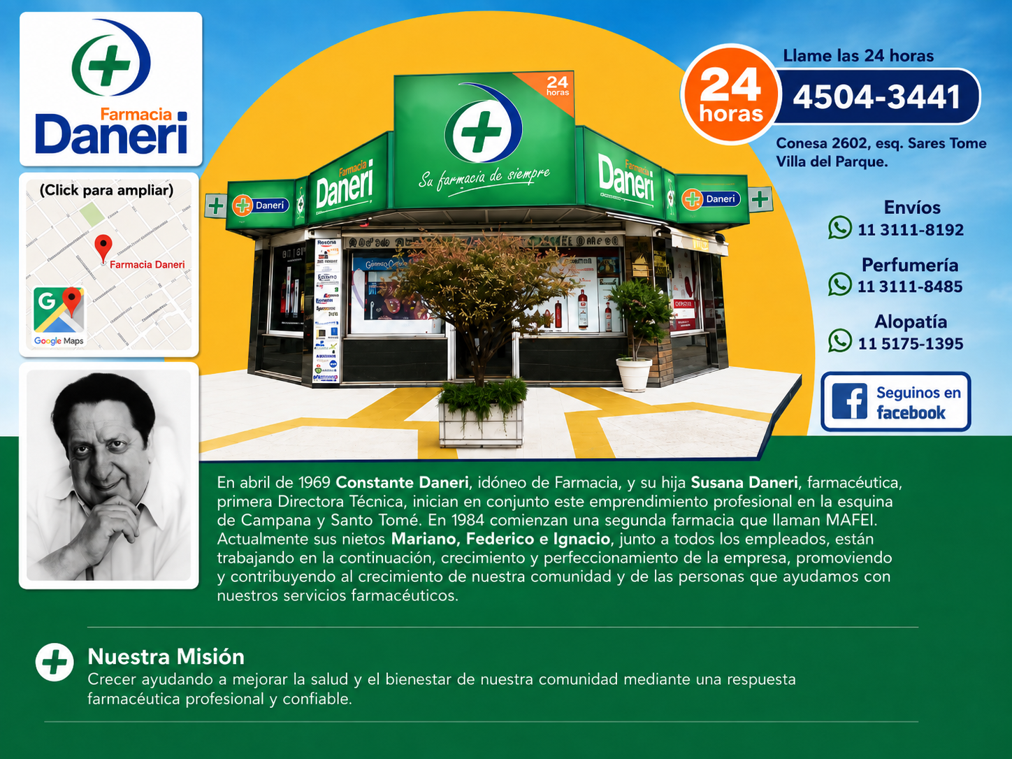 Frente de Farmacia Daneri